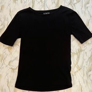 J Crew Black Perfect Tee XS